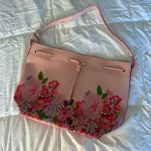 Pink Floral Tote Bag